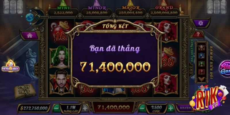 Giải thưởng Bá tước Rikvip có giá trị khổng lồ